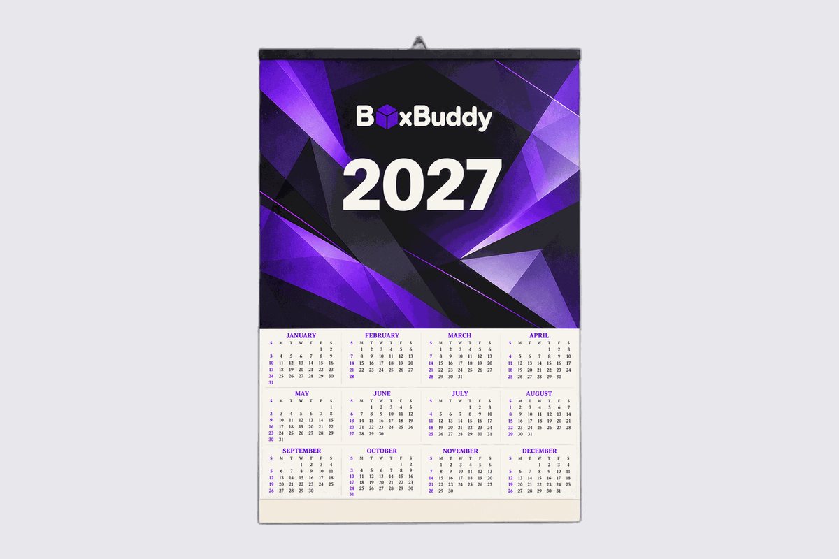ปฏิทินตั้งโต๊ะและปฏิทินแขวน ปี 2027
